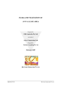 Flora and Vegetation Of