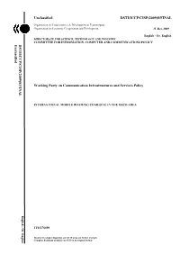 International Mobile Roaming Charging in the Oecd Area