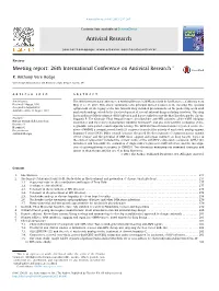 Meeting Report: 26Th International Conference on Antiviral Research Q
