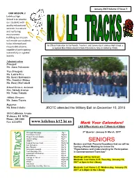 Mule Tracks January 2017