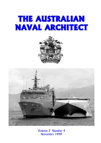 The Australian Naval Architect