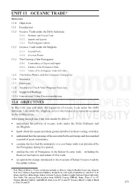 Unit 13 OCEANIC Trade*