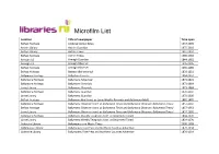 Collated Microfilm List for Libraries NI Website 20200722