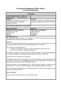 Development Management Officer Report Committee Application Summary