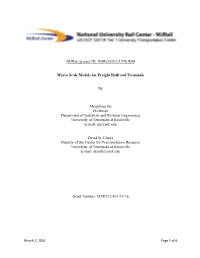 Nurail Project ID: Nurail2012-UTK-R04 Macro Scale