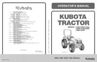 Operator's Manual