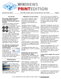 January 26, 2007 the Free-Content News Source That You Can Write! Page 1
