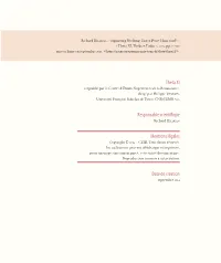 Signifying Nothing: Easier Done Than Said? », « Theta XI, Théâtre Tudor », 2013, Pp