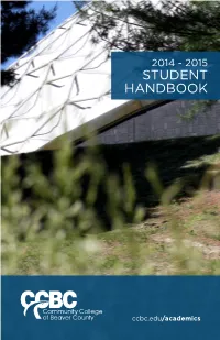 2014 - 2015 Student Handbook
