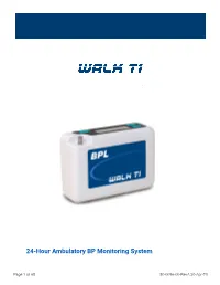 24-Hour Ambulatory BP Monitoring System
