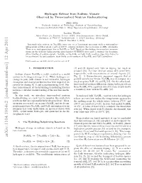 Hydrogen Release from Sodium Alanate Observed by Time-Resolved
