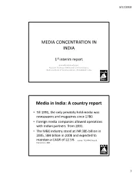 Media Concentration in India