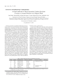 A Small Outbreak of Third Generation Cephem-Resistant Citrobacter