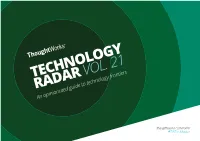 An Opinionated Guide to Technology Frontiers