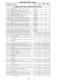 FEES STRUCTURE - 2020-21 G P NRI Other Sl