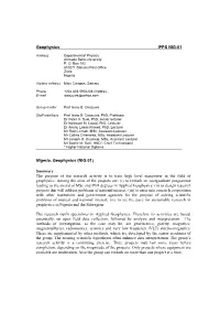 Geophysics IPPS NIG:01 Nigeria