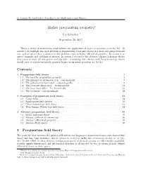 Higher Prequantum Geometry∗