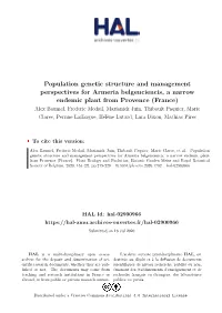Population Genetic Structure and Management