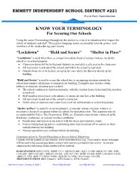 Secure Schools Notice