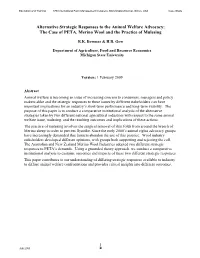 The Case of PETA, Merino Wool and the Practice of Mulesing