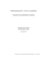 The Question of Shakespeare's Authorship: Anonymous and the Writing of History