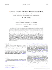 Lagrangian Perspective on the Origins of Denmark Strait Overflow