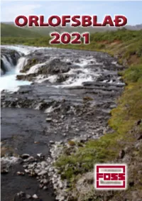 Orlofsbæklingur 2021 F. Netið.Pdf
