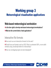 Working Group 3