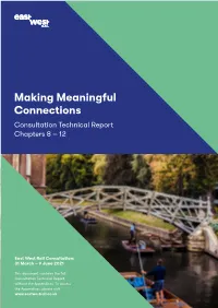 Making Meaningful Connections Consultation Technical Report Chapters 8 – 12