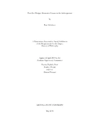 Post-Zoo Design: Alternative Futures in the Anthropocene