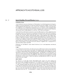 Approach to Acute Visual Loss