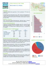Area Profile for Town Malahide Co. Fingal