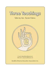 Three Teachings