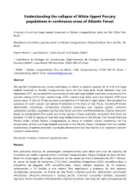 Understanding the Collapse of White-Lipped Peccary Populations in Continuous Areas of Atlantic Forest