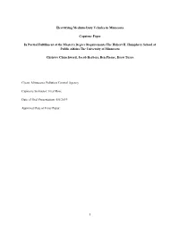 1 Electrifying Medium-Duty Vehicles in Minnesota Capstone Paper In