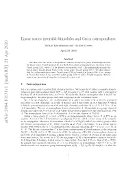 Linear Source Invertible Bimodules and Green Correspondence