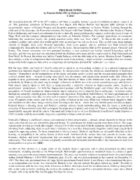 PROGRAM NOTES by Pamela Dellal (PD) & Michael Manning (MM)