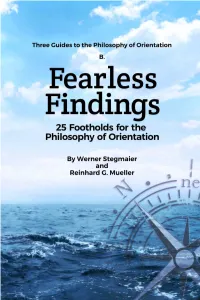 25 Footholds for the Philosophy of Orientation