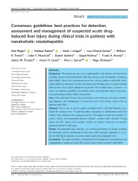 Best Practices for Detection, Assessment and Management Of