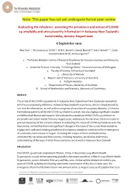 Note: This Paper Has Not Yet Undergone Formal Peer Review