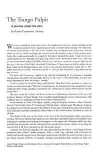 The Trango Pulpit a Journey Under the Skin