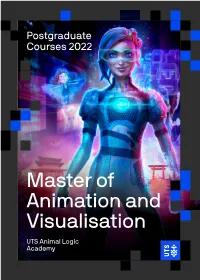 UTS Animal Logic Academy's Master of Animation and Visualisation