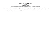 BJCP Style Flashcards C
