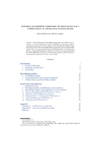 Extending Holomorphic Forms from the Regular Locus of a Complex Space to a Resolution of Singularities