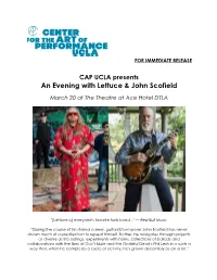 An Evening with Lettuce & John Scofield