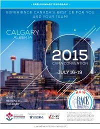Calgary Alberta 2015 Cvma Convention