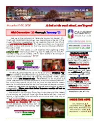 Calvary Weekly Plus CWP Volume 4, Issue 12