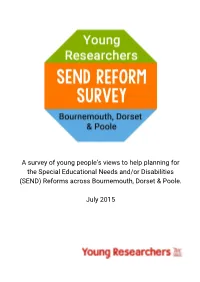 SEND Reform Survey June 2015