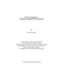 Grace in Auschwitz: a Glimpse of Light in Utter Darkness