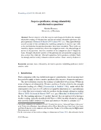 Surprise-Predicates, Strong Exhaustivity and Alternative Questions∗